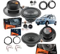 Kit 6 Altoparlanti Hertz C165 C26oe ANT + CX165 POST per Fiat Panda 169 +Griglie