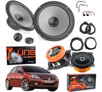 Kit 6 Altoparlanti Hertz DSK 165.3+DCX 100.3 Adattatori Cavi per Fiat Bravo