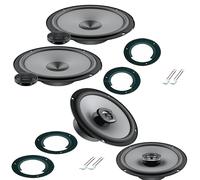 Kit 6 altoparlanti HERTZ per Suzuki/Fiat Sed con adattatori e suppor ANT E POST