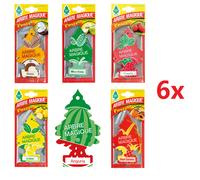 Kit 6 Arbre Magique Deodoranti Profumi Profumatore per Auto Camion Casa Freschi
