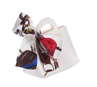 Kit 6 bomboniere a forma di borsetta con foulard portaconfetti sacchetto regalo