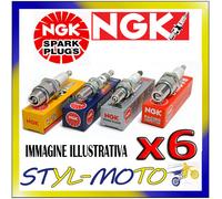 KIT 6 CANDELE NGK BP6ES MERCEDES BENZ 280E (W114) 2.8 1972
