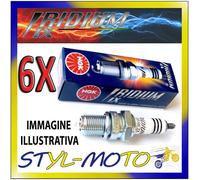 KIT 6 CANDELE NGK IRIDIUM SPARK PLUG BKR6EIX-11 GL 1800 Goldwing SC47 1800 2006