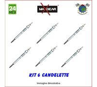 Kit 6 candelette Maxgear per INFINITI QX70 QX50 Q70 FX EX M NISSAN PATHFIND #d6
