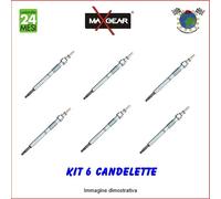 Kit 6 candelette Maxgear per NISSAN PATROL ##p