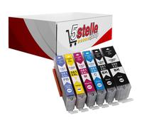 KIT 6 CARTUCCE XXL PER CANON PIXMA TS8150 TS8151 TS8152 TS8250 TS8251