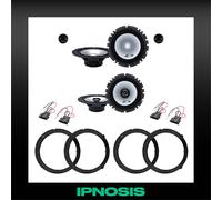 Kit 6 casse ALPINE per VW Golf IV + 4 Supporti Anteriori e Posteriori + 4 Connet
