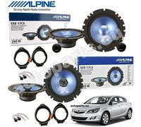 Kit 6 Casse Altoparlanti Alpine Anteriori e Posteriori per Opel Astra J dal 2013