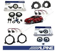 Kit 6 Casse Altoparlanti Alpine Anteriori e Posteriori per Renault Clio IV 2012>
