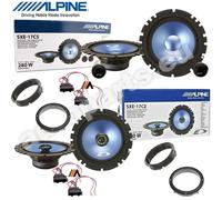Kit 6 Casse Altoparlanti Alpine Anteriori e Posteriori per Volkswagen T-Cross