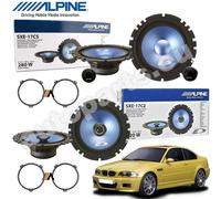 Kit 6 Casse Altoparlanti Alpine Anteriori Posteriori per BMW Serie 3 E46