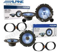 Kit 6 Casse Altoparlanti Alpine Anteriori Posteriori per Ford Focus dal 1998