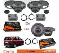 Kit 6 Casse Altoparlanti Ant+Post Hertz CK 165+CX 165 per Dacia Lodgy dal 2012