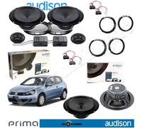 Kit 6 Casse Altoparlanti AUDISON APK 165 +APX165 ANT+POST per VW Golf VI 2008>12