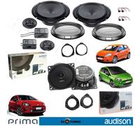 Kit 6 Casse Altoparlanti Audison Apk 165+Apx4 ANT/POST per Fiat Grande Punto Evo