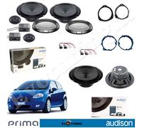Kit 6 Casse Altoparlanti Audison APK 165+APX6.5 Ant+Post per Fiat Punto Evo
