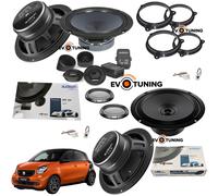 Kit 6 Casse Altoparlanti AUDISON Apk+Apx 165 Ant+Post per Smart ForFour W453