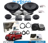 Kit 6 Casse Altoparlanti Audison Apk165+Apx4 Ant+Post per Fiat Panda 312 da2012