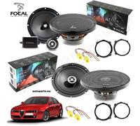 Kit 6 Casse Altoparlanti Focal RSE-RCX 165 Ant+Post per Alfa Romeo 159