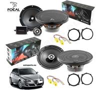 Kit 6 Casse Altoparlanti Focal RSE-RCX 165 Anteriore Post per Alfa Romeo 147