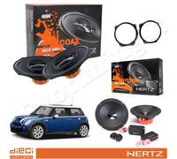 Kit 6 Casse Altoparlanti Hertz Anteriori e Posteriori per Mini Cooper R50 R53