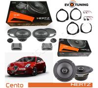Kit 6 Casse Altoparlanti Hertz Cento CK +CX 165 Ant e Post per Alfa Giulietta