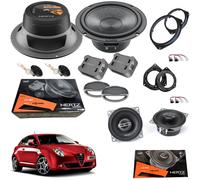 Kit 6 Casse Altoparlanti Hertz CK 165+CX 100 Anteriori+Posteriori per Alfa Mito
