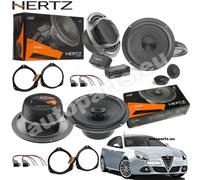 Kit 6 Casse Altoparlanti Hertz CK 165L-CX 165 Ant+Post per Alfa Romeo Giulietta