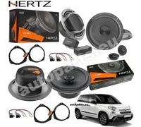 Kit 6 Casse Altoparlanti Hertz CK 165L-CX 165 Ant+Post per Fiat 500L dal 2012