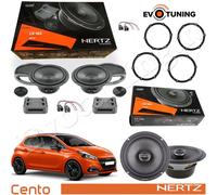Kit 6 Casse Altoparlanti Hertz CK165 CX 165 Linea Cento Ant+Post per Peugeot 208