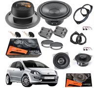 Kit 6 Casse Altoparlanti Hertz CK165+CX100 Anteriori+Posteriori Fiat Punto Evo