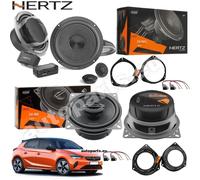 Kit 6 Casse Altoparlanti Hertz CK165L-CX100 Ant+Post per Opel Corsa E dal 2014