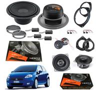 Kit 6 Casse Altoparlanti Hertz CK165L+CX100 Anteriori Posteriori per Fiat Punto