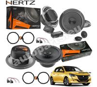 Kit 6 Casse Altoparlanti Hertz CK165L-CX165 Anteriori Posteriori per Peugeot 208
