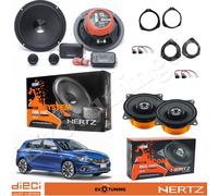 Kit 6 Casse Altoparlanti Hertz DSK 165.3 DCX 100.3 ANT+POST per Fiat TIPO II 2
