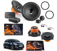 Kit 6 Casse Altoparlanti Hertz Dsk 165.3 Dcx 130.3 ANT/POST Citroen C3 II da2009