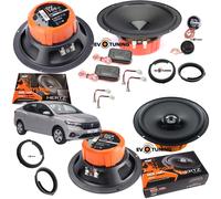 Kit 6 Casse Altoparlanti Hertz DSK DCX 165.3 Ant+Post per Dacia Logan dal 2021