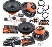 Kit 6 Casse Altoparlanti Hertz DSK+DCX 165.3 Ant+post per Toyota Yaris dal 2005