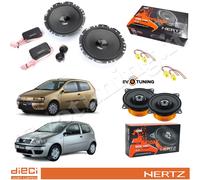 Kit 6 Casse Altoparlanti Hertz Dsk Dcx Dieci Ant+Post per Fiat Punto 188