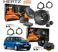 Kit 6 Casse Altoparlanti Hertz DSK130.3 DCX 130.3 Ant+Post Dacia Sandero da 2008