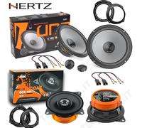 Kit 6 Casse Altoparlanti Hertz K165 DCX100.3 Ant + Post per Fiat Bravo dal 2006