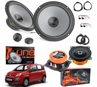 Kit 6 Casse Altoparlanti Hertz K165+DCX100.3 Ant+Post per Fiat Panda 3 dal 2012