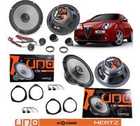 Kit 6 Casse Altoparlanti Hertz K165 X165 Ant+Post per Alfa Romeo Mito dal 2008