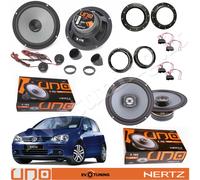 Kit 6 Casse Altoparlanti HERTZ K165+X165 ANT/POST per VW GOLF V 5 dal 2003-2008