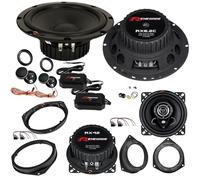 Kit 6 Casse Altoparlanti per Opel Corsa D dal 2006 Sistema Audio Anteriore e Posteriore con Adattatori e Connettori compatibile con Renegade Rx6.2C+Rx42