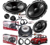 Kit 6 Casse Altoparlanti Pioneer 165 e 100mm Ant+Post per Fiat Panda dal 2012