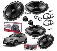 Kit 6 Casse Altoparlanti Pioneer TS-G170C-TS-G1720F Ant+Post per Fiat 500X