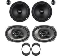Kit 6 Casse AXTON ATC165S + AE369 per Jeep Renegade con 2 Supporti Anteriori