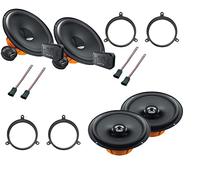 Kit 6 Casse Compatibile con Renault SCENIC dal 2009 Con Adattatori E Supporti Altoparlanti Hertz ANTERIORE e POSTERIORE dsk 165.3 DCX 165