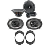 Kit 6 Casse FOCAL ASE 165 + AXTON AE369 per Jeep Renegade con 2 Supporti Anteriori